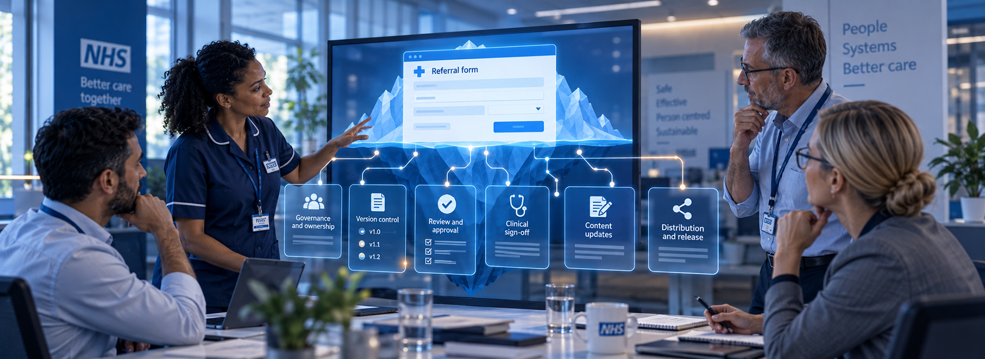 Referral form governance and ongoing maintenance