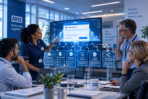 Referral form governance and ongoing maintenance